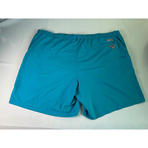 Columbia‎ PFG Fishing Shorts Omni-Shade Quick Dry Blue Swim Trunks 4X Mens - Picture 1 of 12